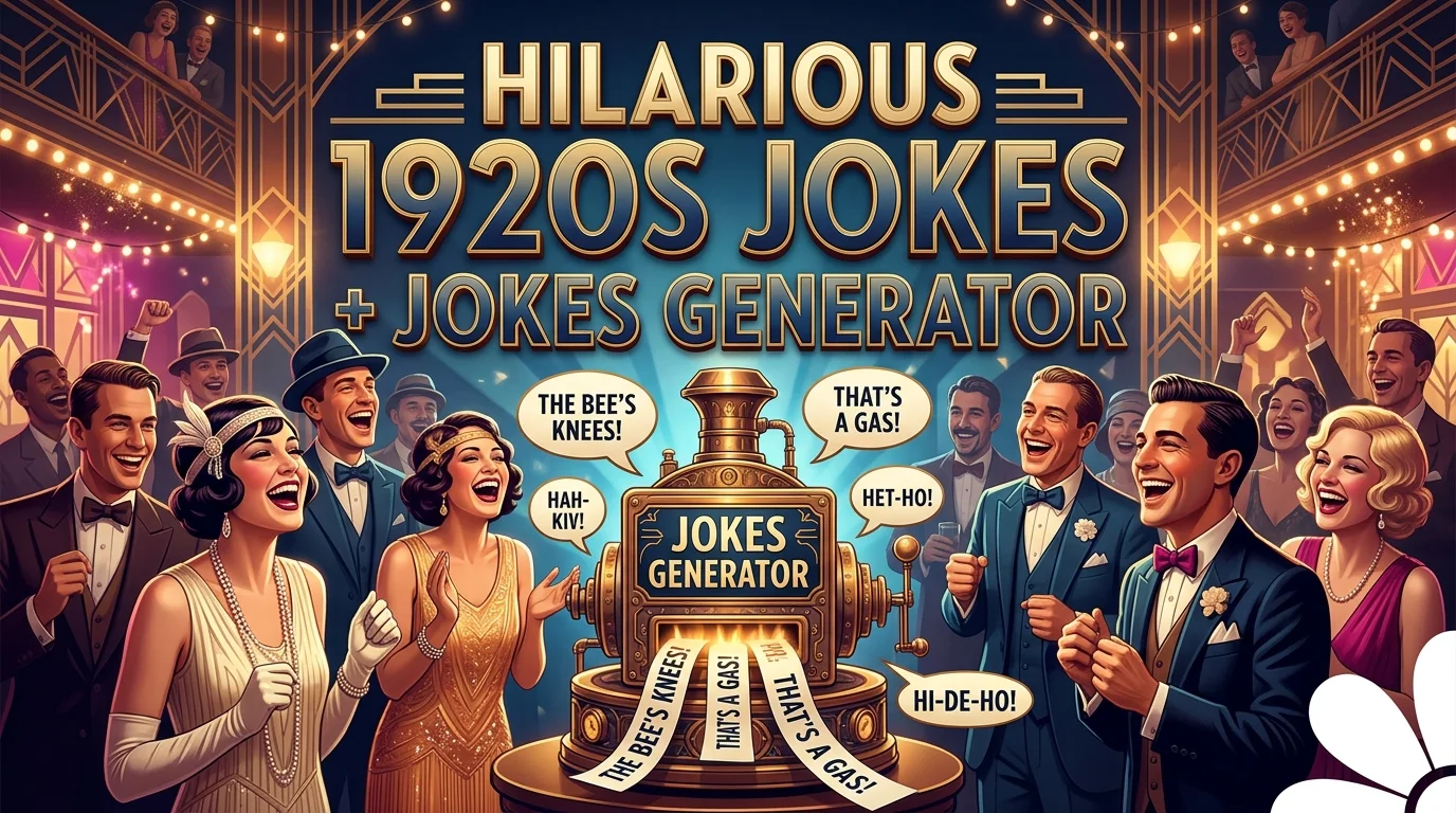Hilarious 1920S Jokes + Jokes Generator