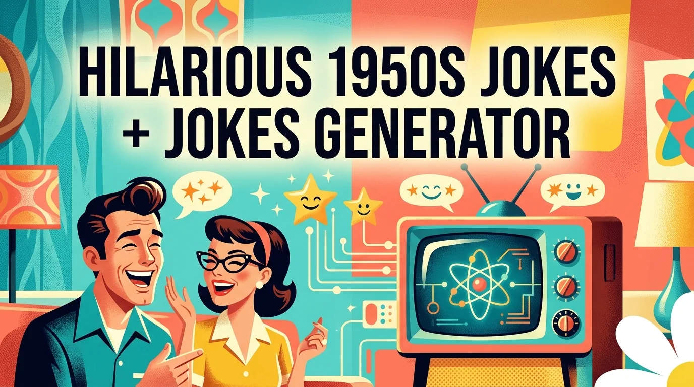 Hilarious 1950S Jokes + Jokes Generator