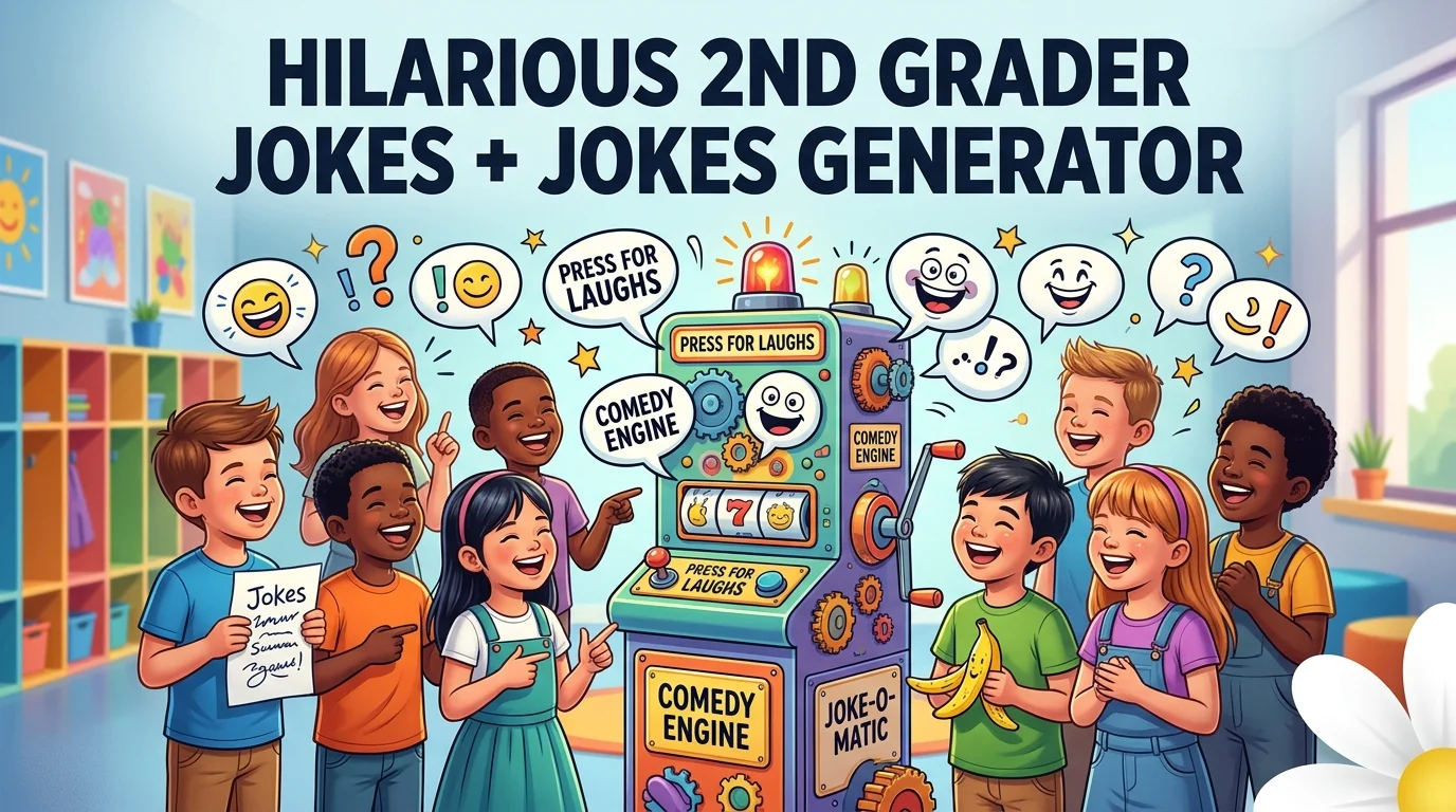 Hilarious 2Nd Grader Jokes + Jokes Generator