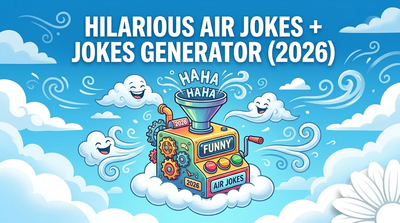 500+ Hilarious Air Jokes + Joke Generator (2026)