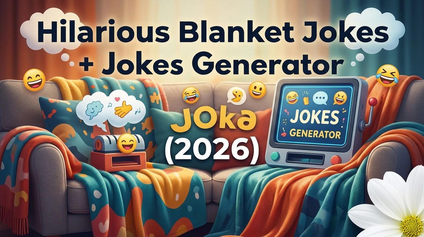 500+ Hilarious Blanket Jokes + Jokes Generator (2026)