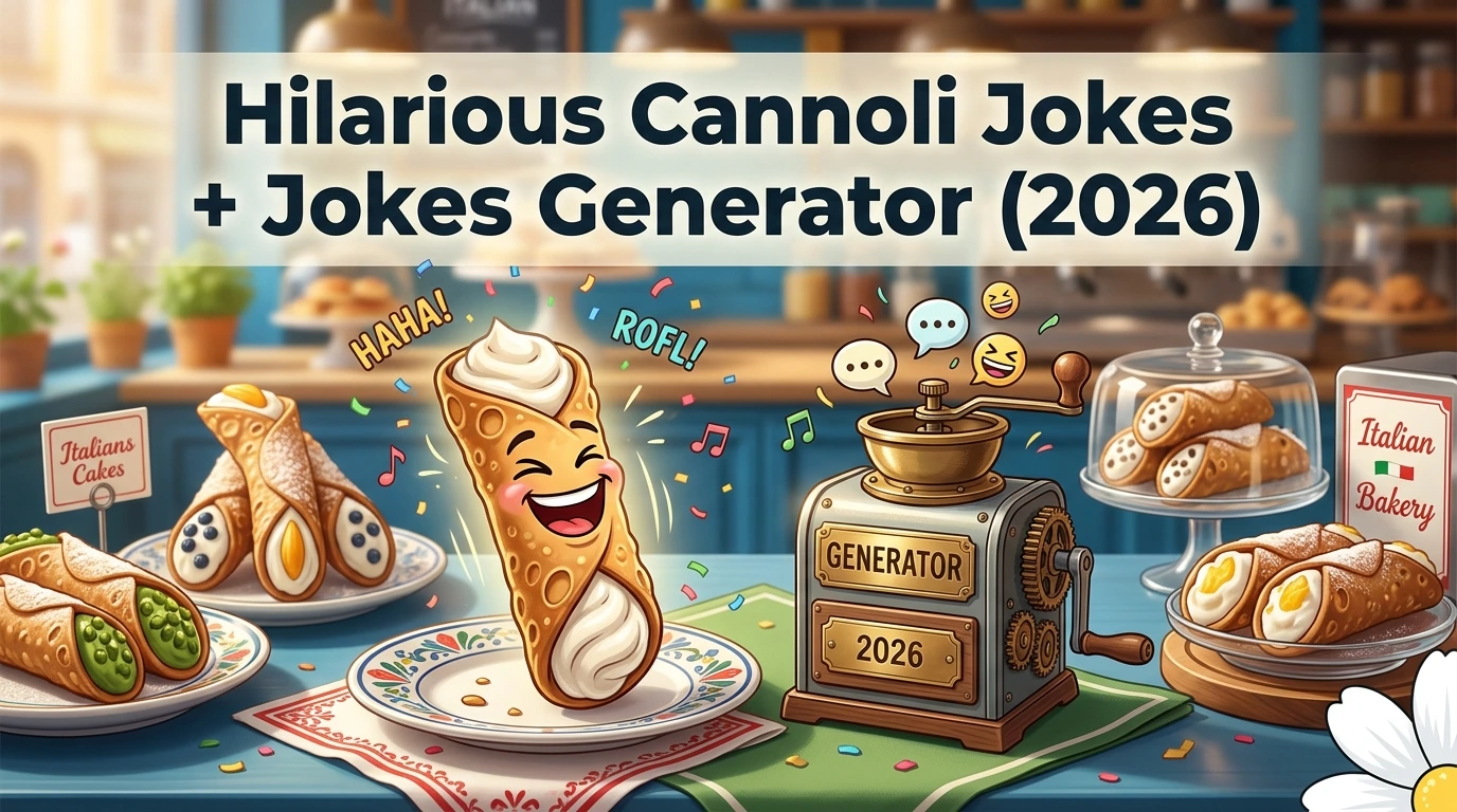 500+ Hilarious Cannoli Jokes + Jokes Generator (2026)