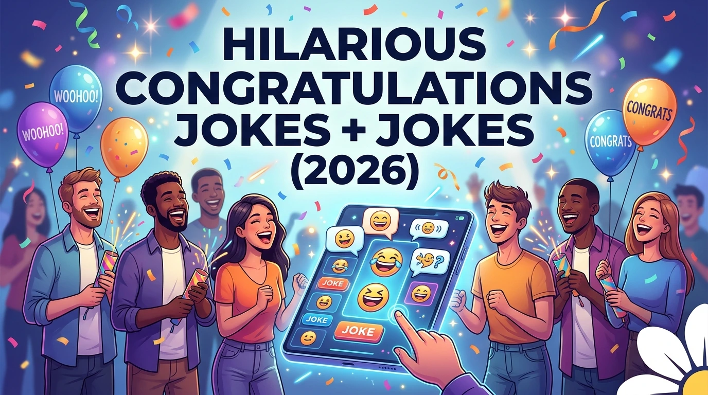 500+ Hilarious Congratulations Jokes + Jokes Generator (2026)