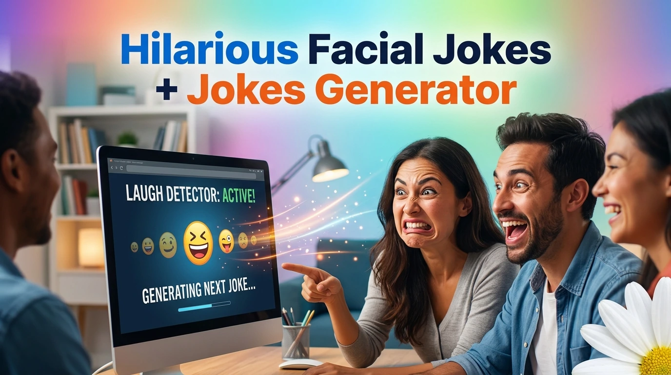 Hilarious Facial Jokes + Jokes Generator