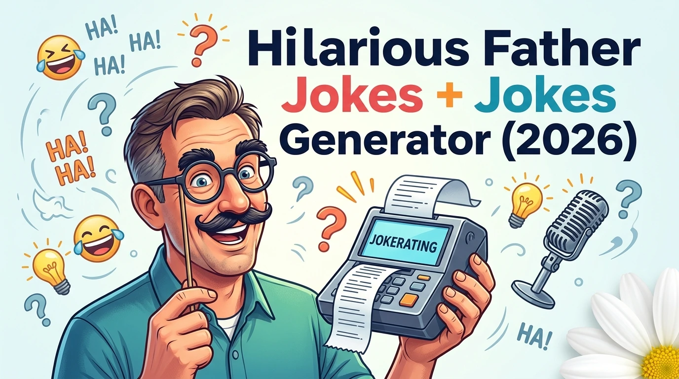 500+ Hilarious Father Jokes + Jokes Generator (2026)
