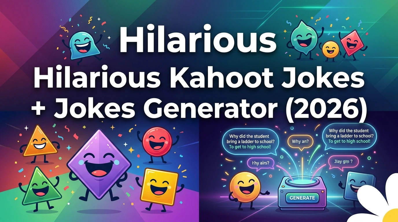 500+ Hilarious Kahoot Jokes + Jokes Generator (2026)