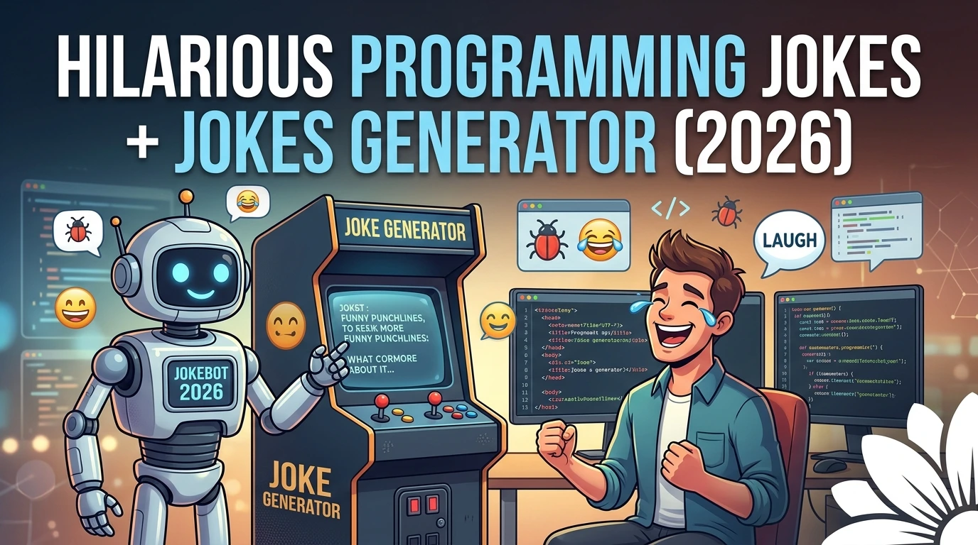 500+ Hilarious Programming Jokes + Jokes Generator (2026)
