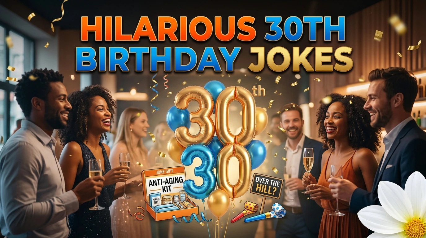Hilarious 30Th Birthday Jokes + Jokes Generator